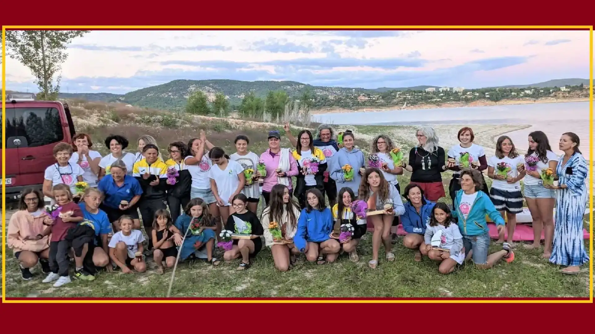 La regata femminile di Alocén a Entrepeñas si è tenuta con successo totale