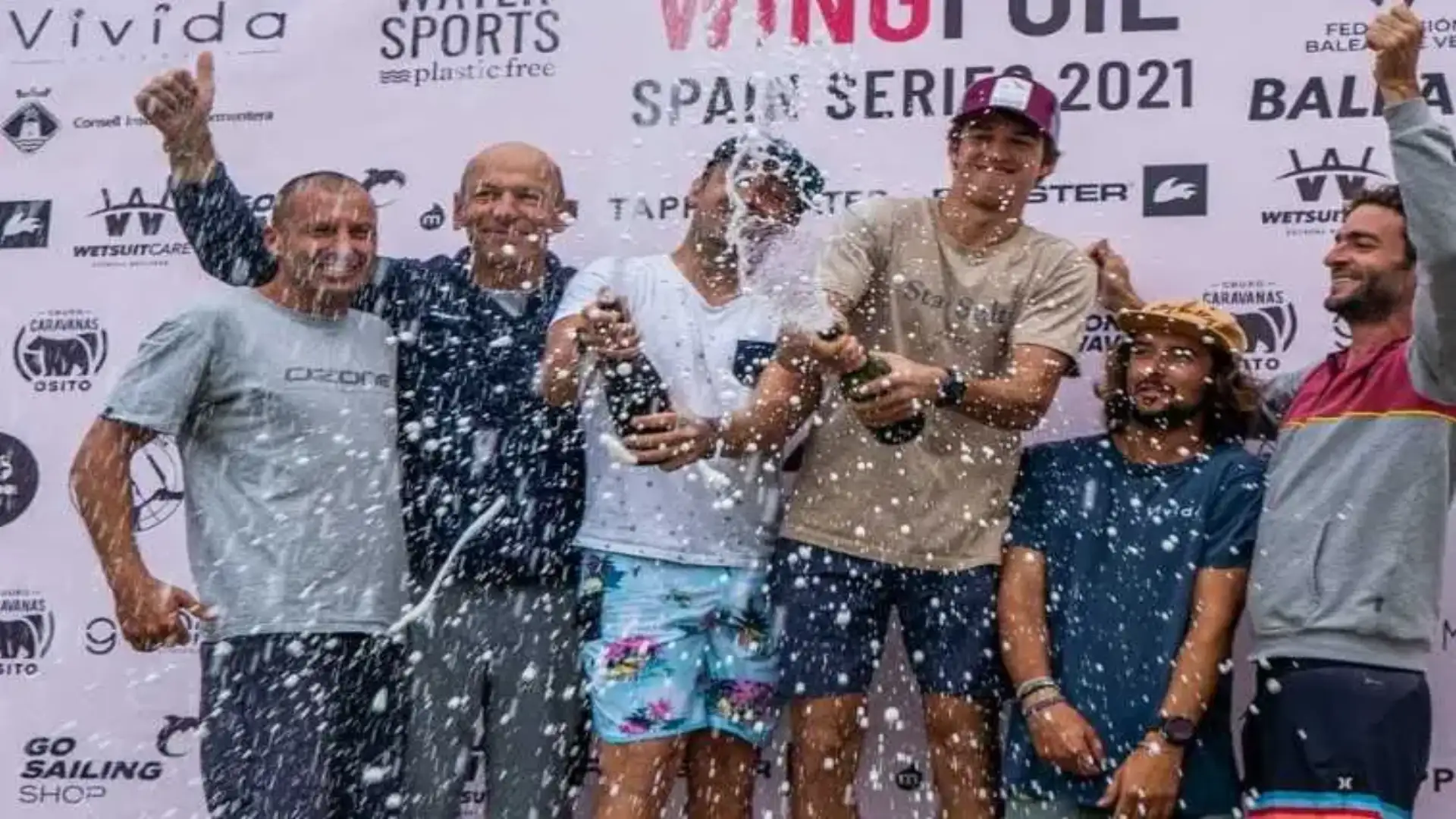 Fine del 1o Circuito Wing Foil a Formentera con Sebastian Ducos vincitore