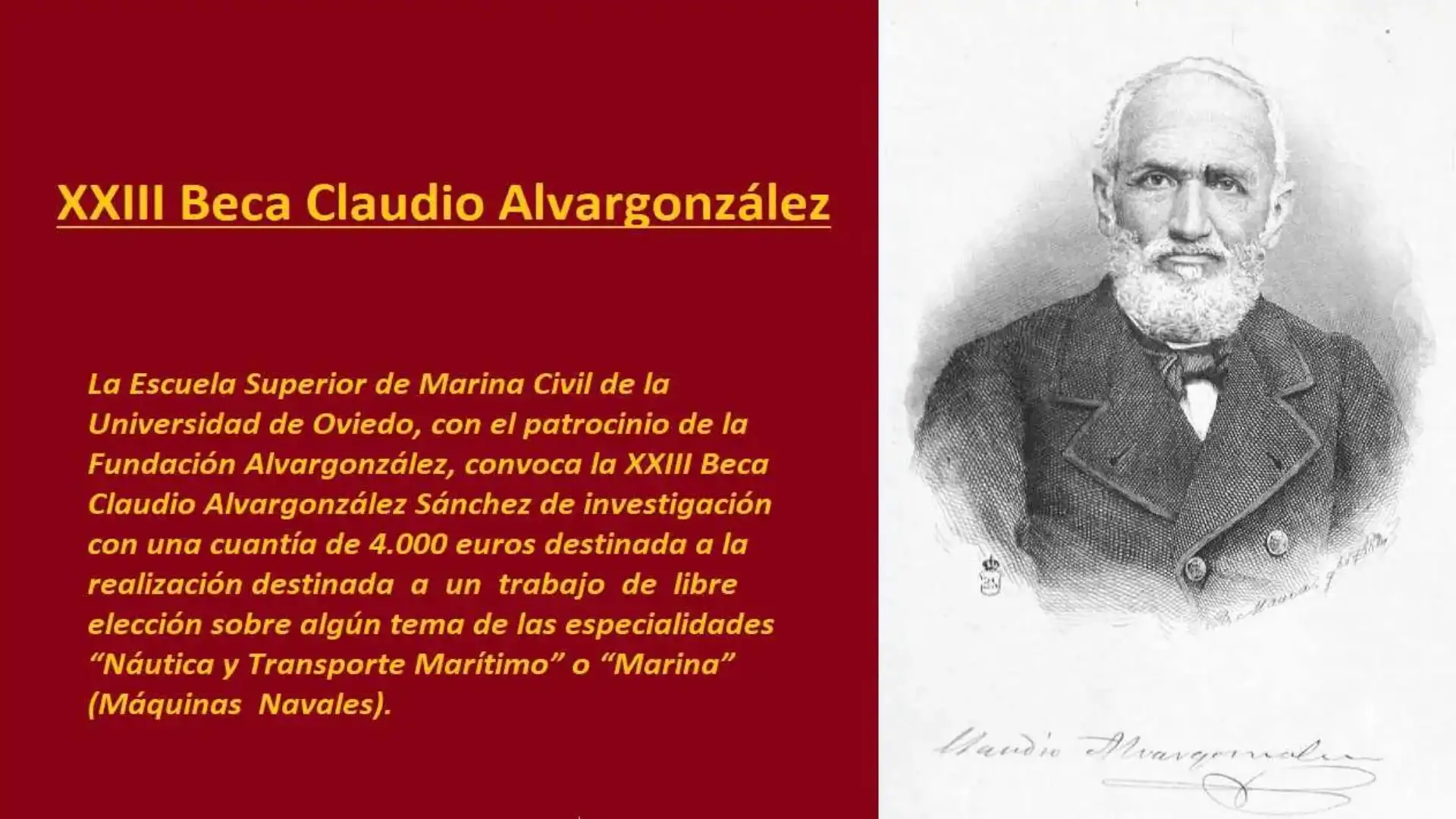 Appello alla Fondazione Alvarzonález e all'Università di Oviedo