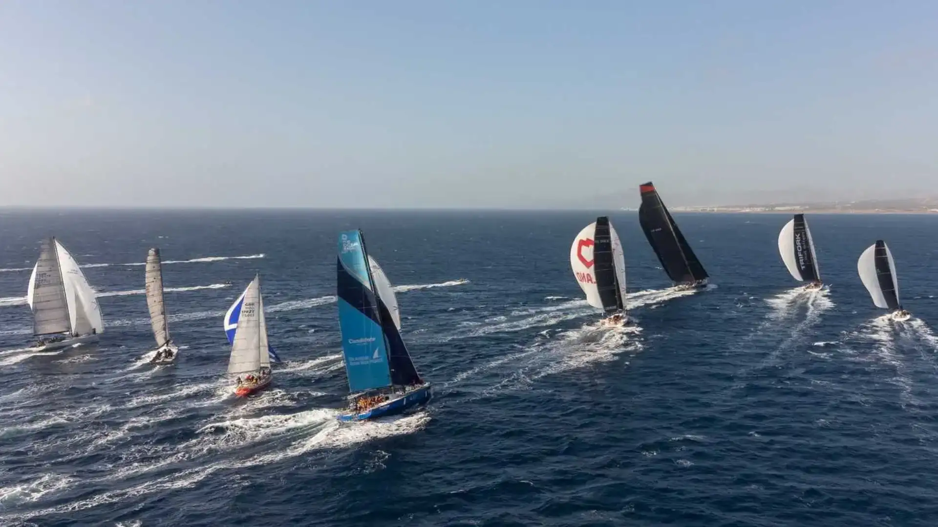 Il RORC Transatlantic La gara fa parte di Lanzarote con la Comanche in testa