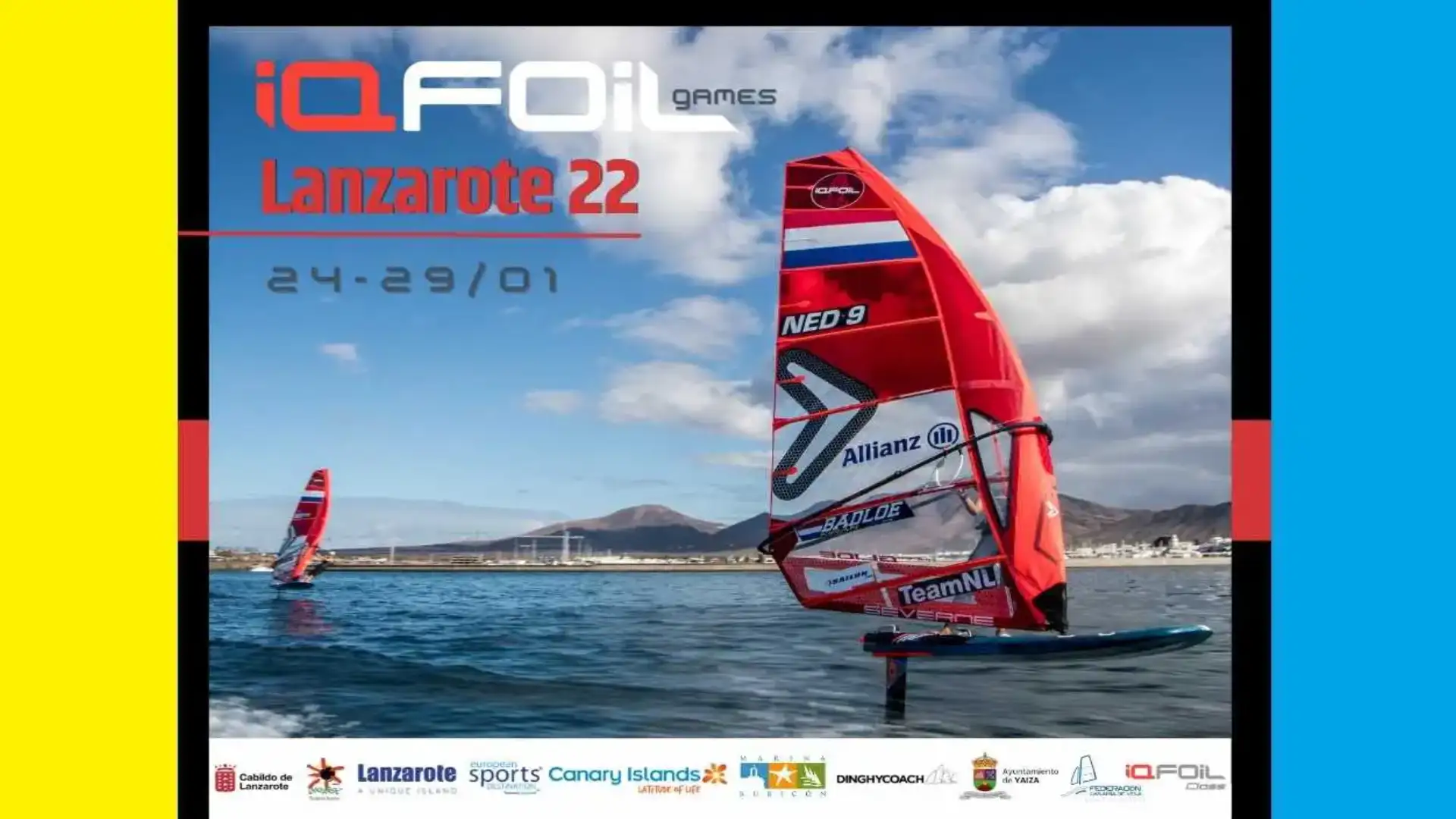 Dal 24 al 29 Yaiza a Lanzarote ospita il primo evento del World Circuit di IQFoil