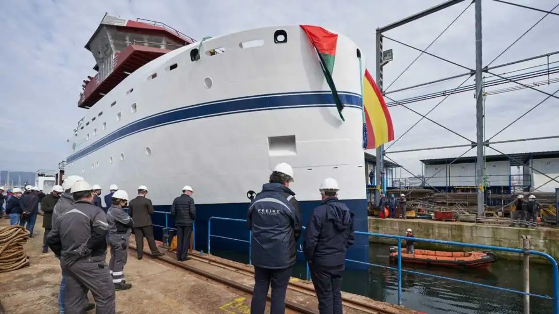 I bot di Freire a Vigo la nave oceanografica più avanzata del Golfo Persico
