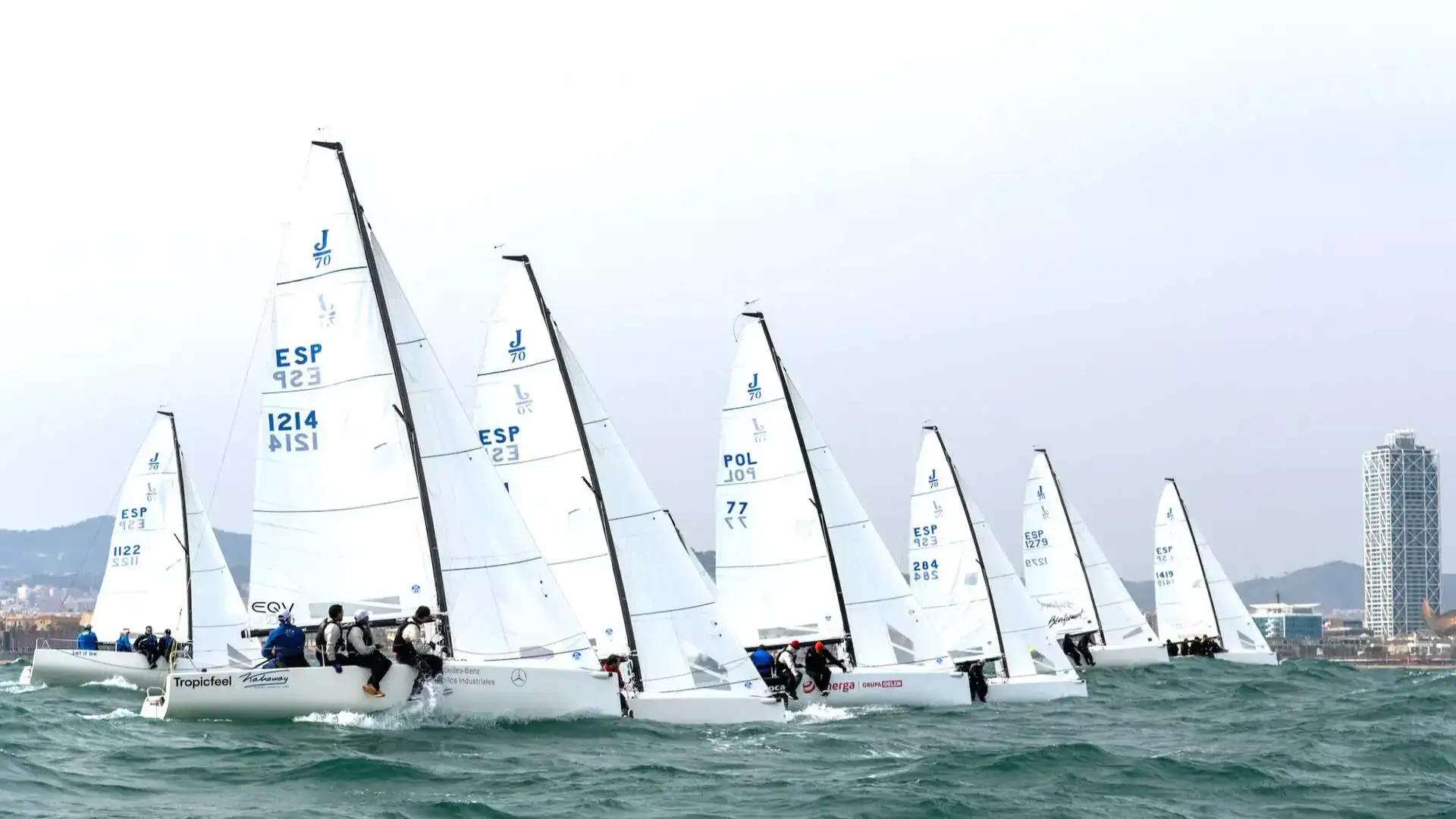 Grande successo della Barcelona Winter Series di J70 in cui Tropicfeel ha vinto