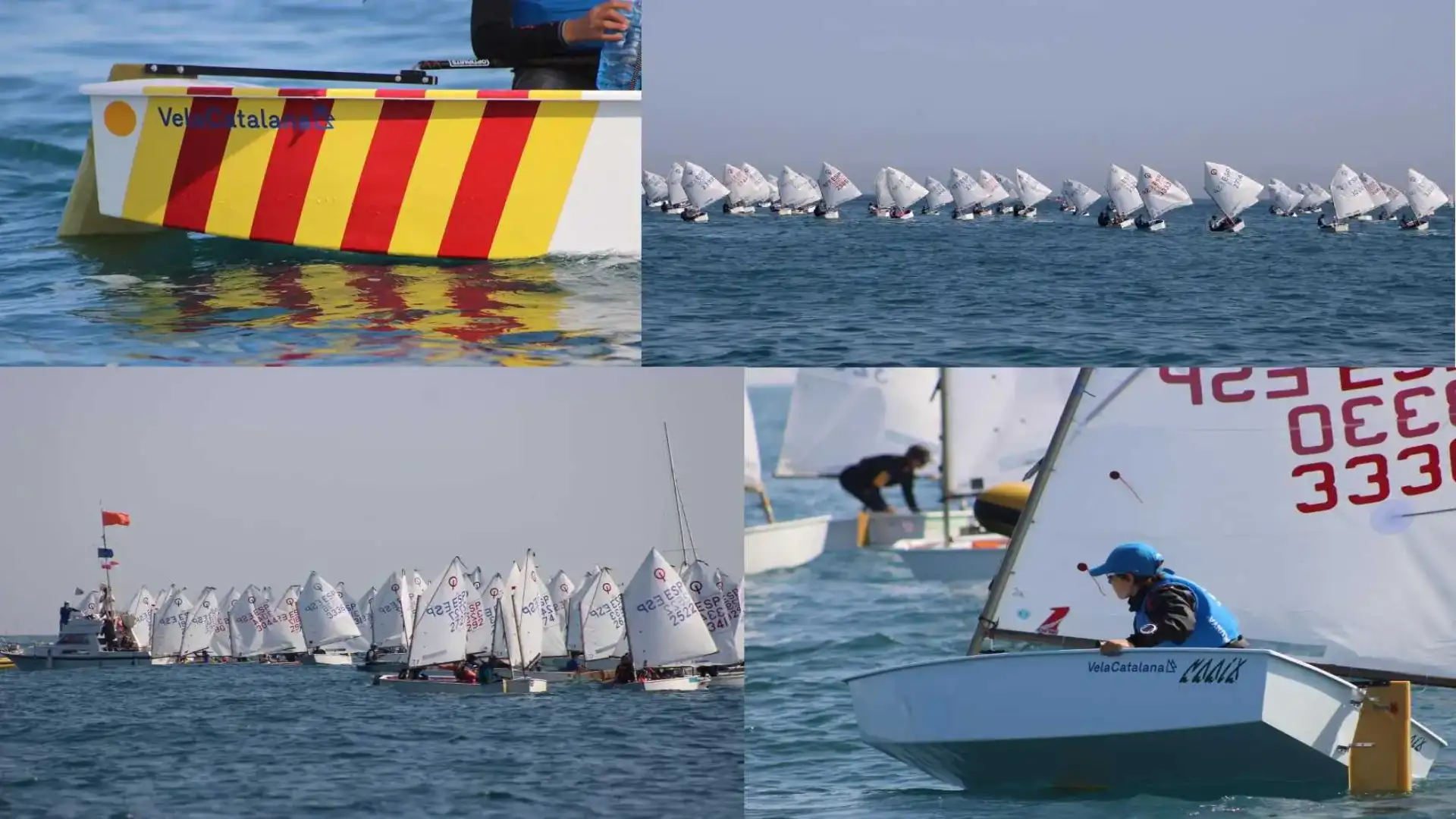 Lo sceriffo Valenciano Carlos Espi del Campionato Optimista Spagnolo