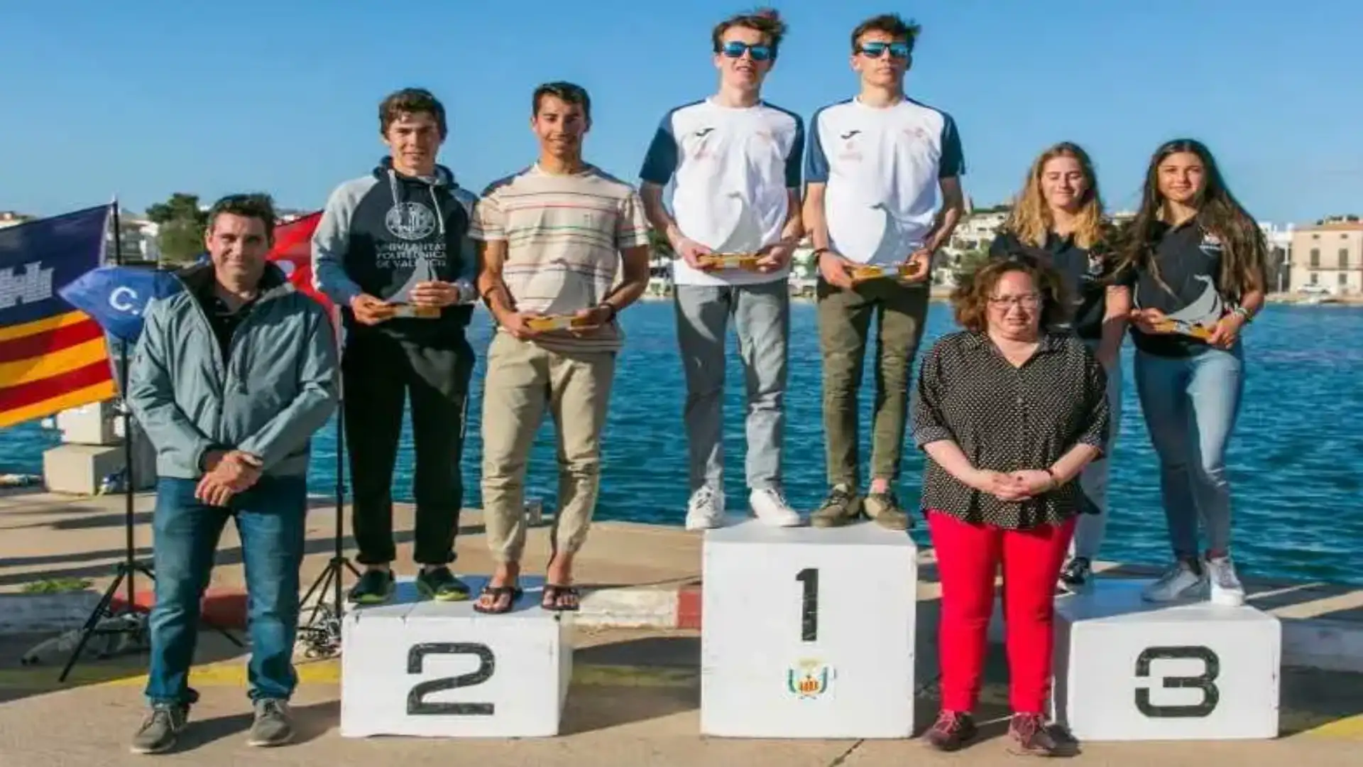 I fratelli Codoñer (M) e Lodos-Díaz (F), campioni spagnoli di 29er