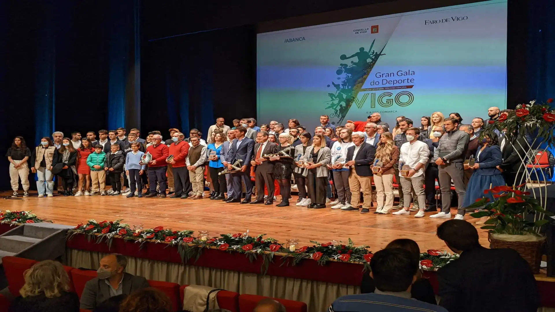 La olimpica Nicolás Rodríguez e la Settimana Abanca premiata nel Gala dello Sport di Vigo