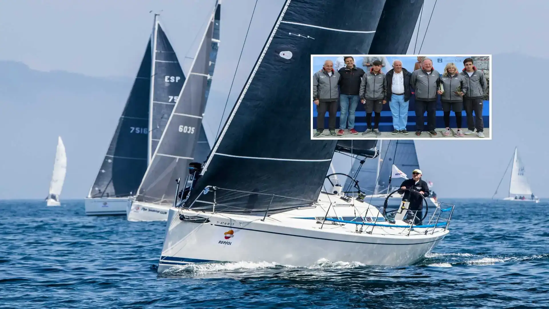 Magico del maestro Julio Rodríguez e signore del Trofeo Repsol a Baiona