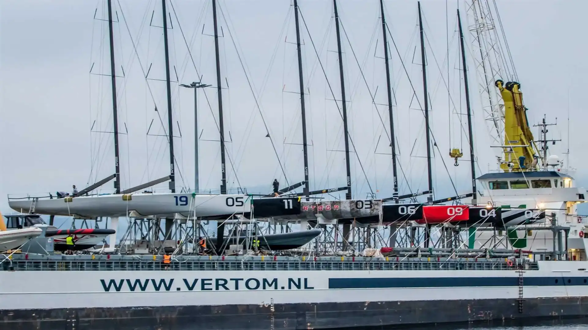 Il TP52 che ha partecipato alla Super Series Abanca 52 di Baiona è arrivato a Vigo