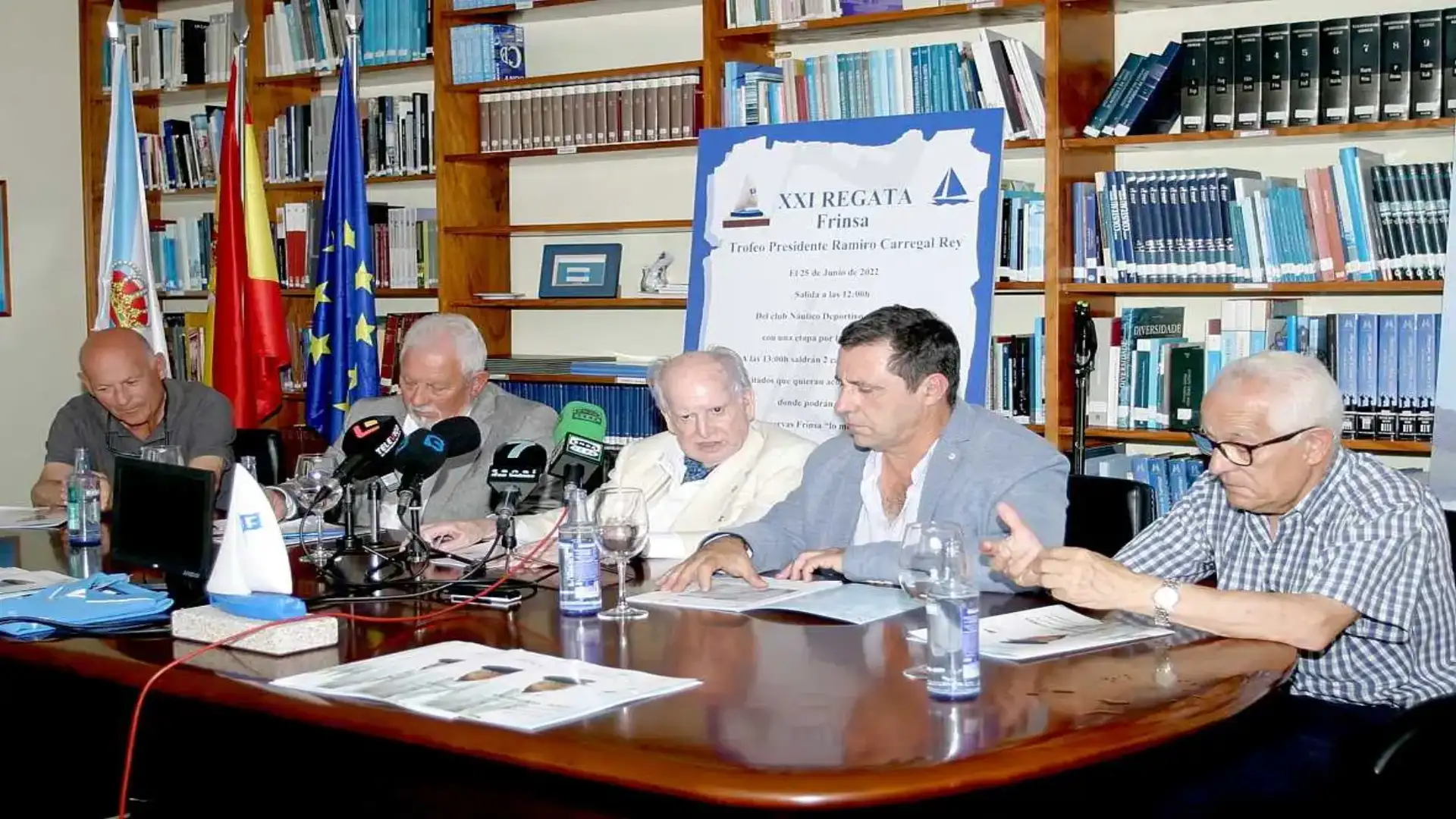 Nel Nautico de Riveira è stata presentata la Regata Frinsa de Vela Pesada
