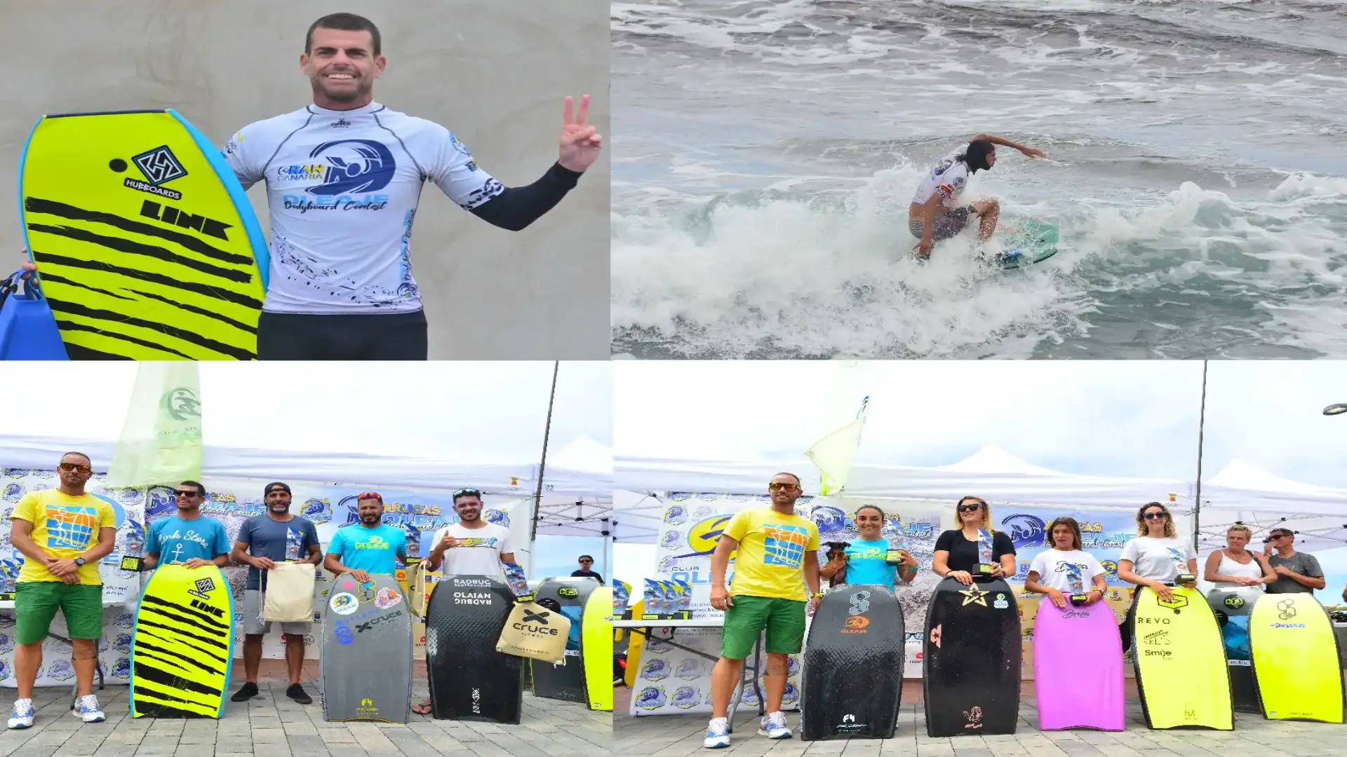 Per Ilenia Suárez e Jonathan Vega il National of Bodyboard di Arucas