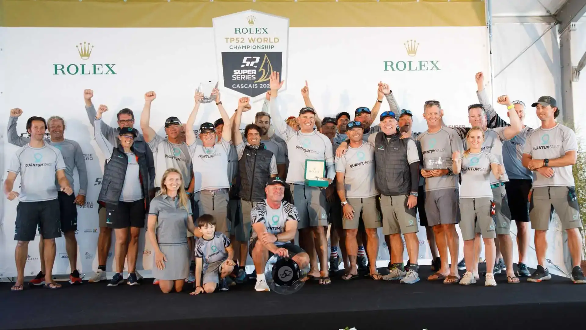 Quantum raggiunge la sua quarta corona Rolex TP52 World Championship a Cascais