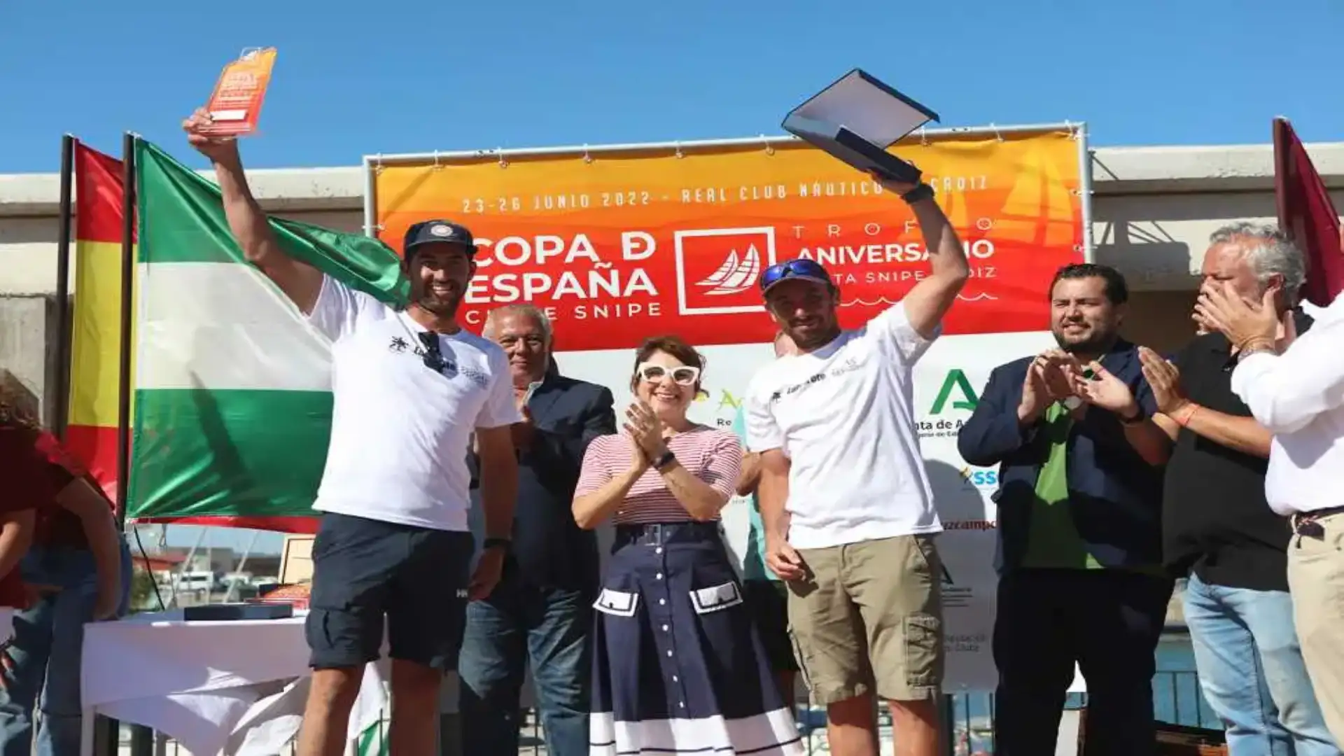 Alfredo Lincollez- Cristian Sánchez dans la Coupe d'Espagne de Snipe