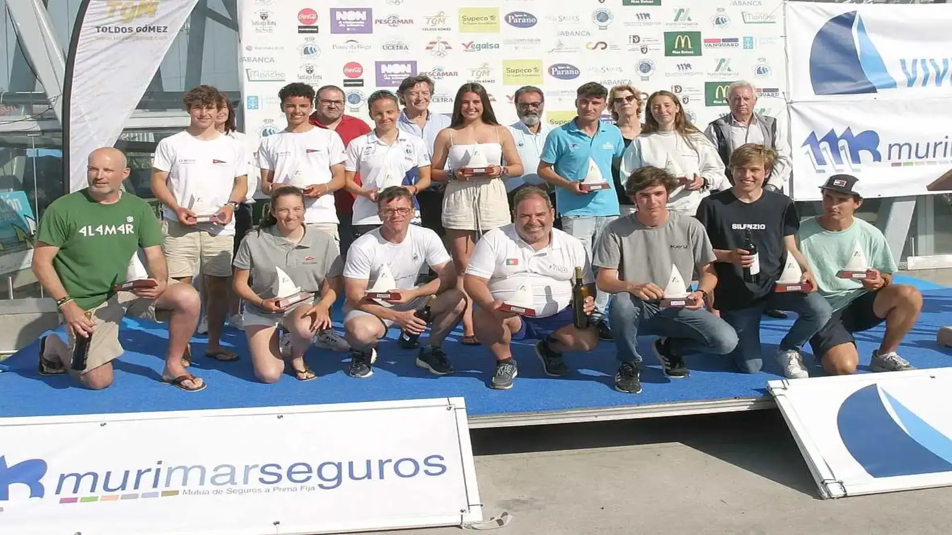 Buona atmosfera alla Galega da Vela Week nella Ria de Arousa