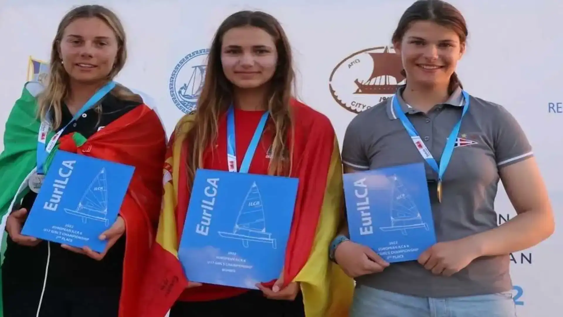 Adriana Castro proclama il campione europeo ILCA6 sub-17 di Salonicco