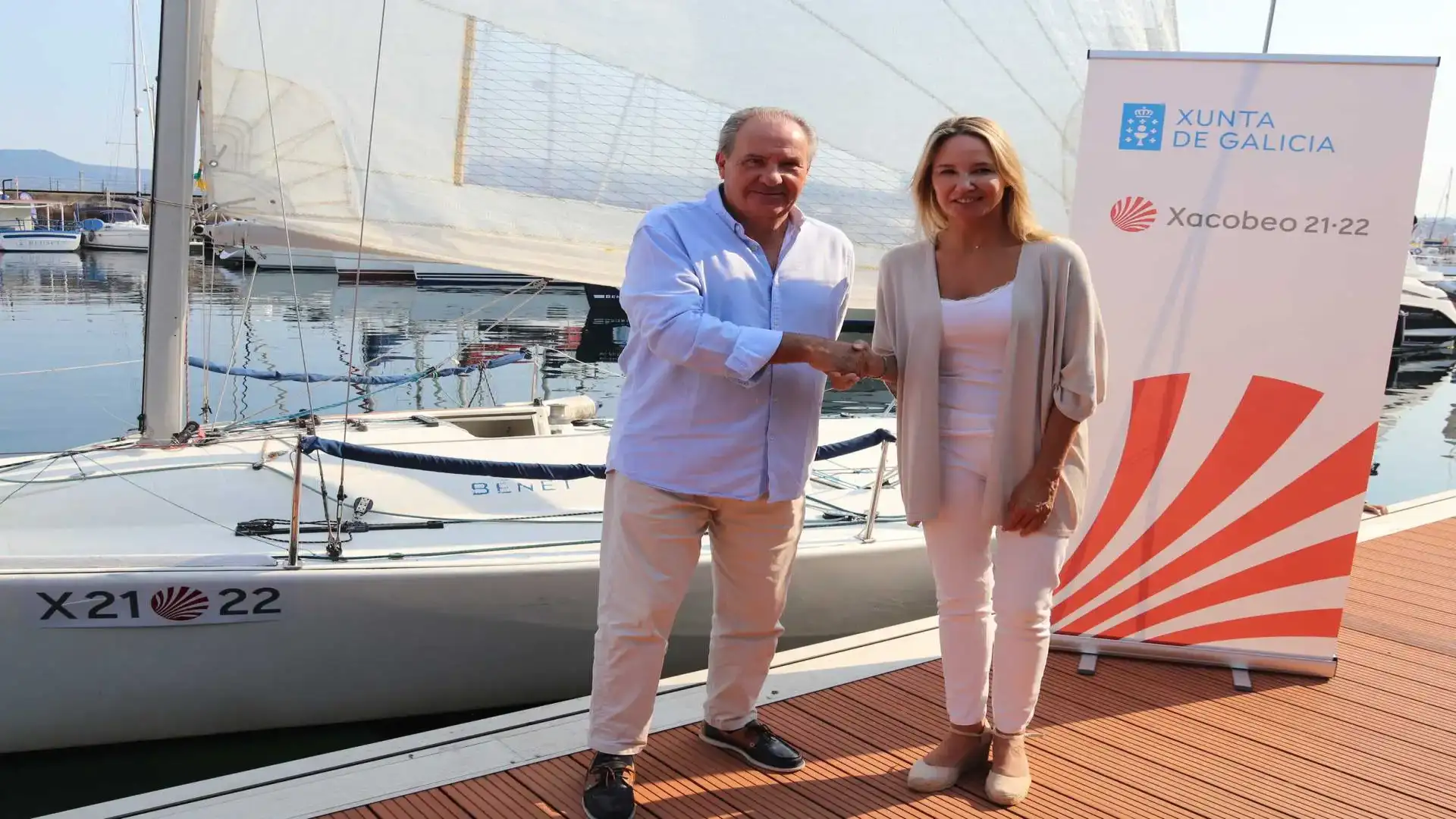 Xacobeo 22 prende il sollievo di Mar de Maeloc nel Rías Baixas Regata