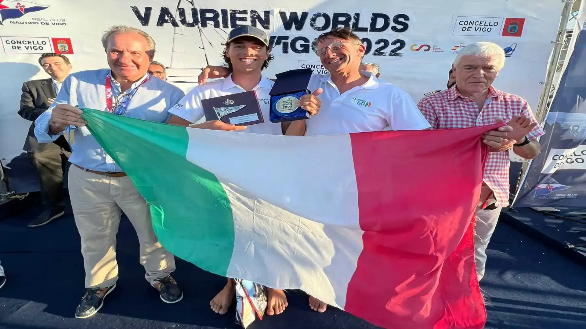 I veterani italiani Faccenda- Miliardi vaurien campioni del mondo