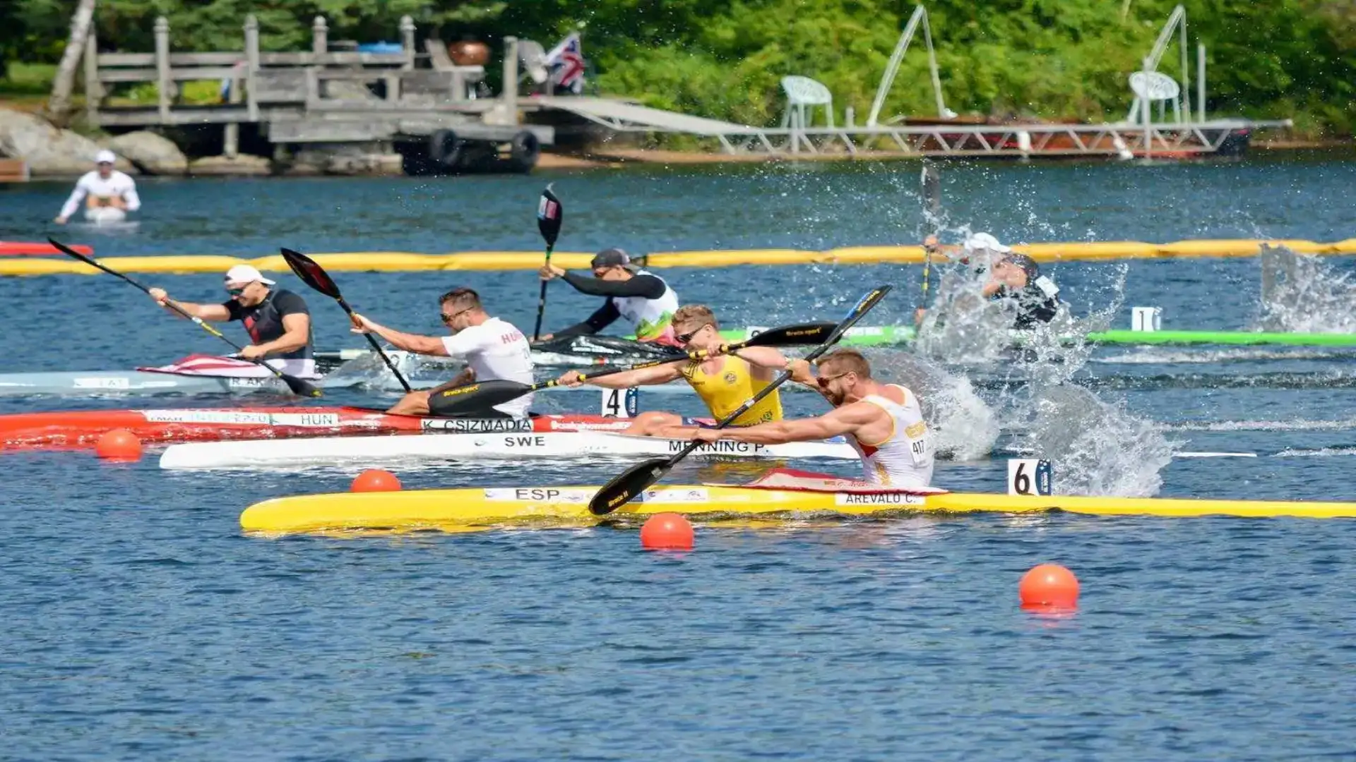 La selezione del fiero Piragüism in Halifax: 4 oro, 2 lattine, 2 bronces