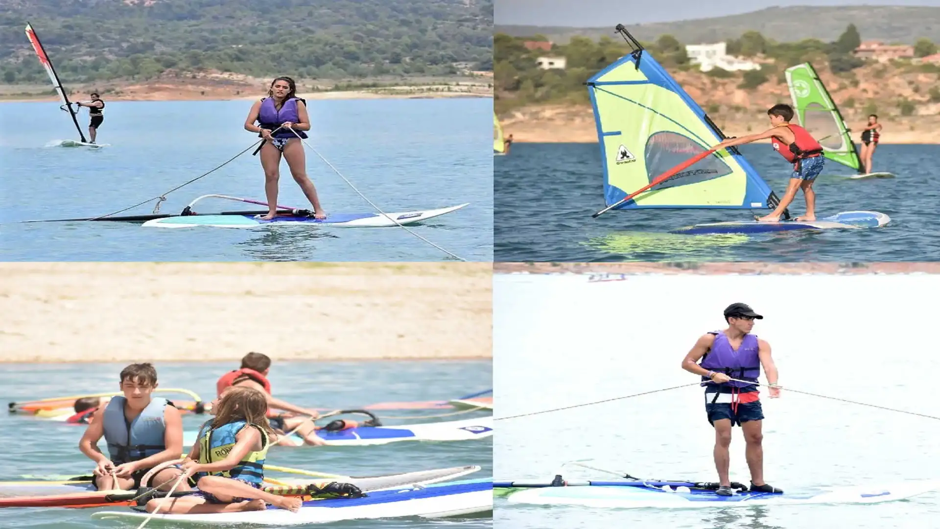 Lavoro del tecnico-manchego spagnolo Alfonso Tertre sull'insegnamento di Windsurfing