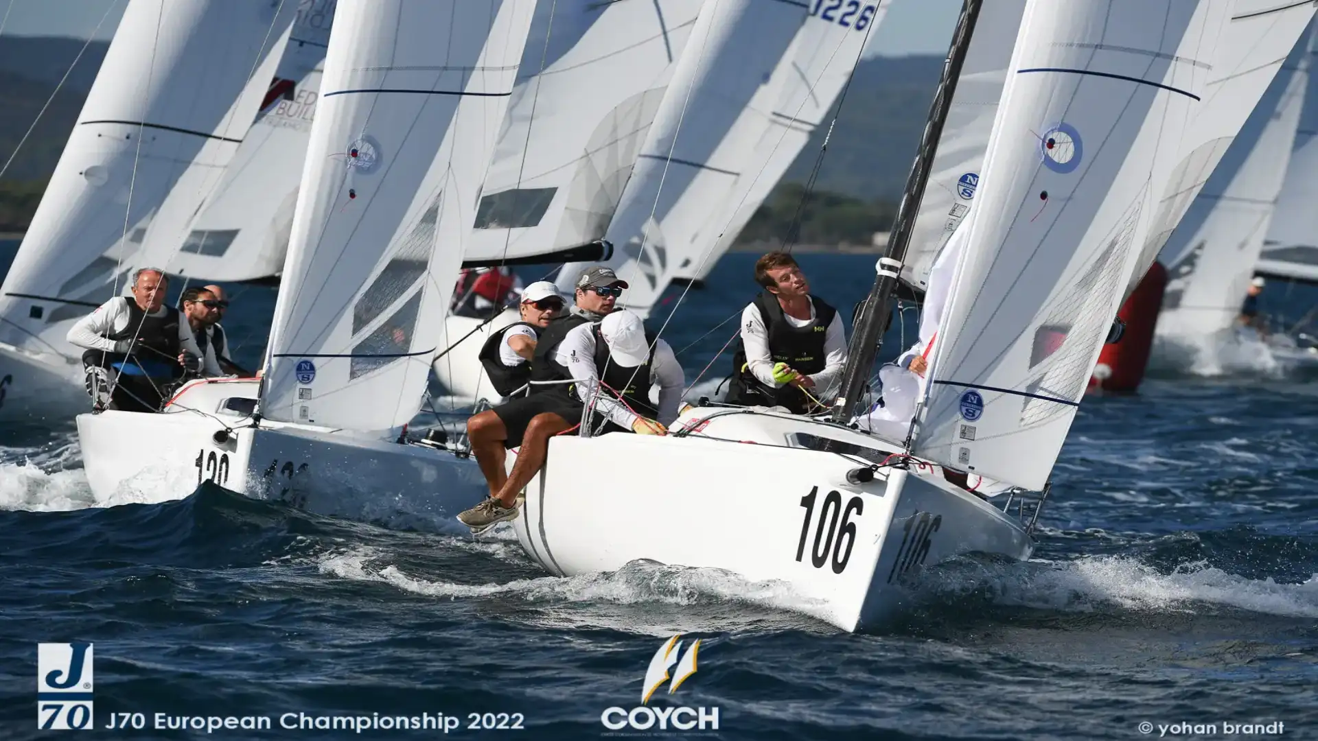 Esibizione storica della Marnautura nel Campionato Europeo di J70