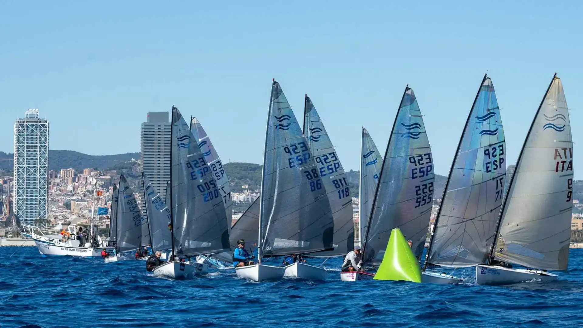 Calella e Vilassar de Mar, hanno preso il podio del Master di Barcellona Finn