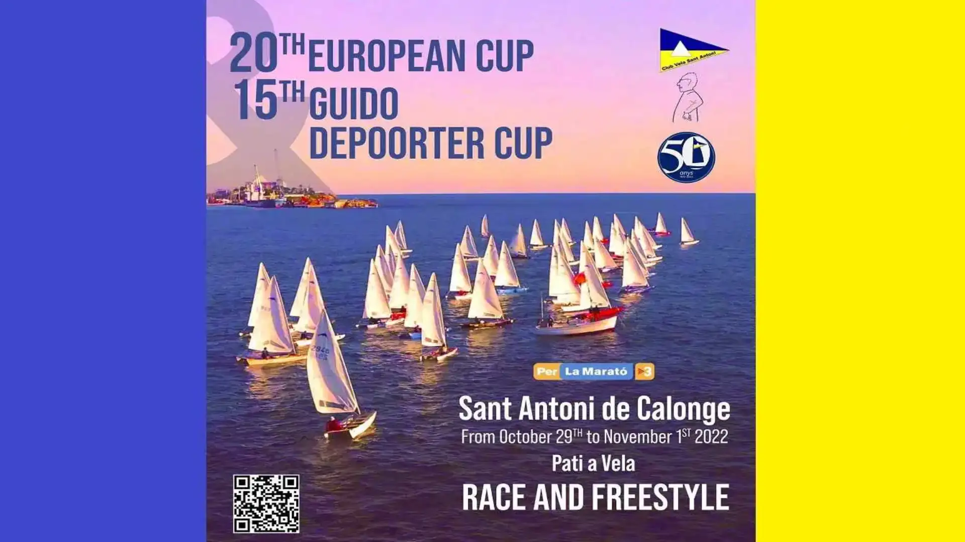 Club de Vela Sant Antoni festeggia i suoi 50 anni con la Coppa Europea di Skate