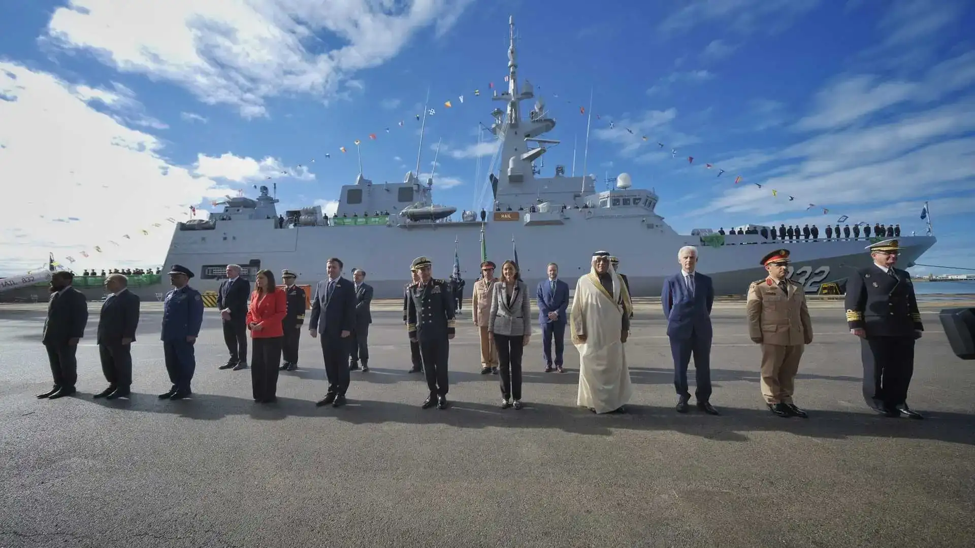 Navantia consegna alla Royal Navy dell'Arabia Saudita il terzo corbeta a Puerto Real