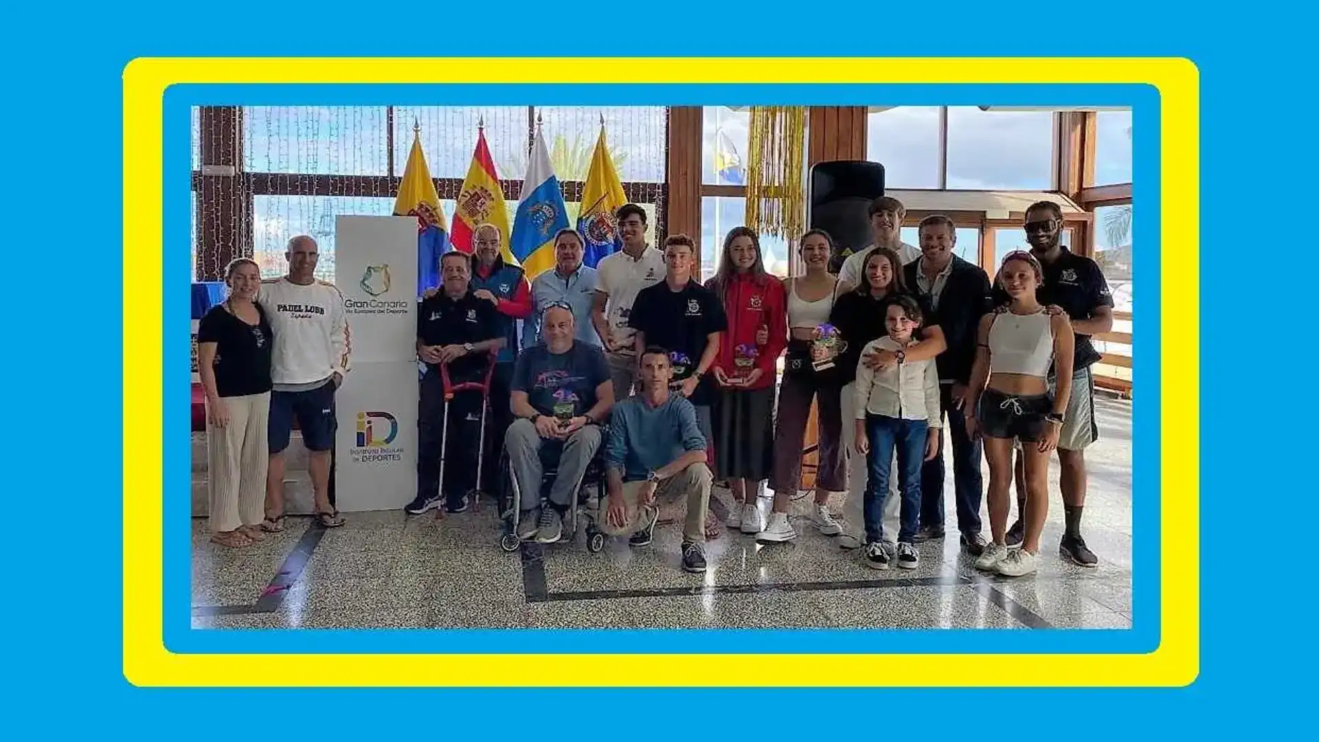 Il vento assente alla fine della settimana olimpica canaria