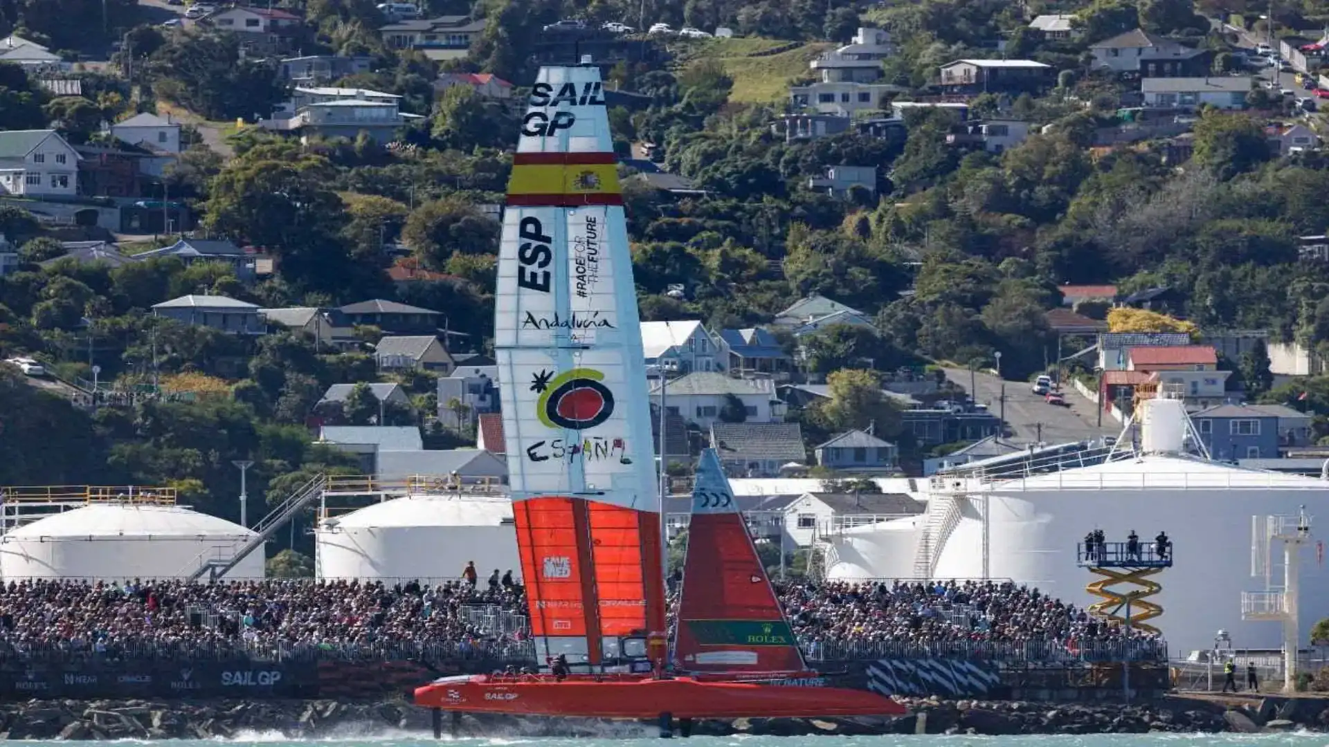 Il Canada è imposto nella SailGP della Nuova Zelanda, in cui la Spagna migliora
