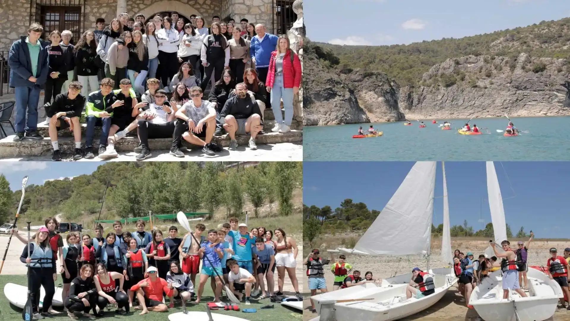Expédition de l'EIS San Isidro de Talavera pour naviguer à Entrepeñas