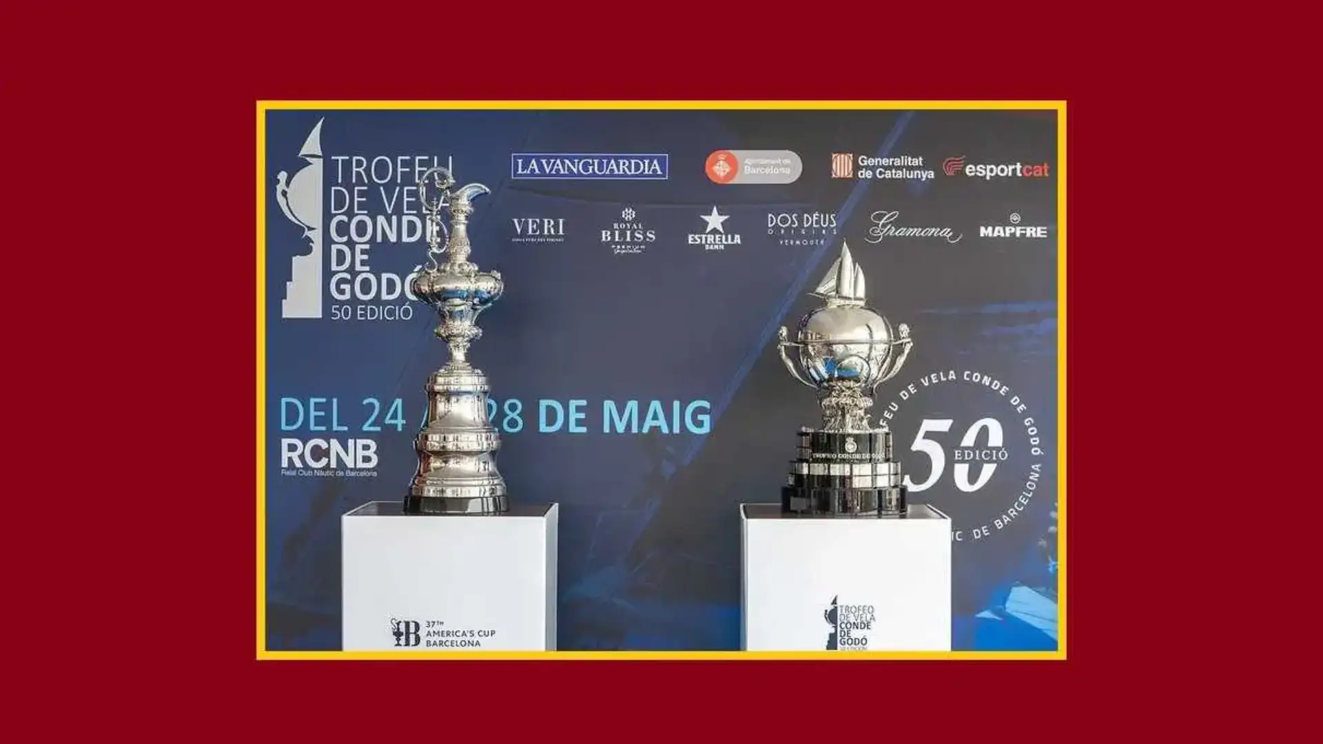 La Jarra de las 100 guinées est déjà à Barcelone à côté du Trophée Conde Godó