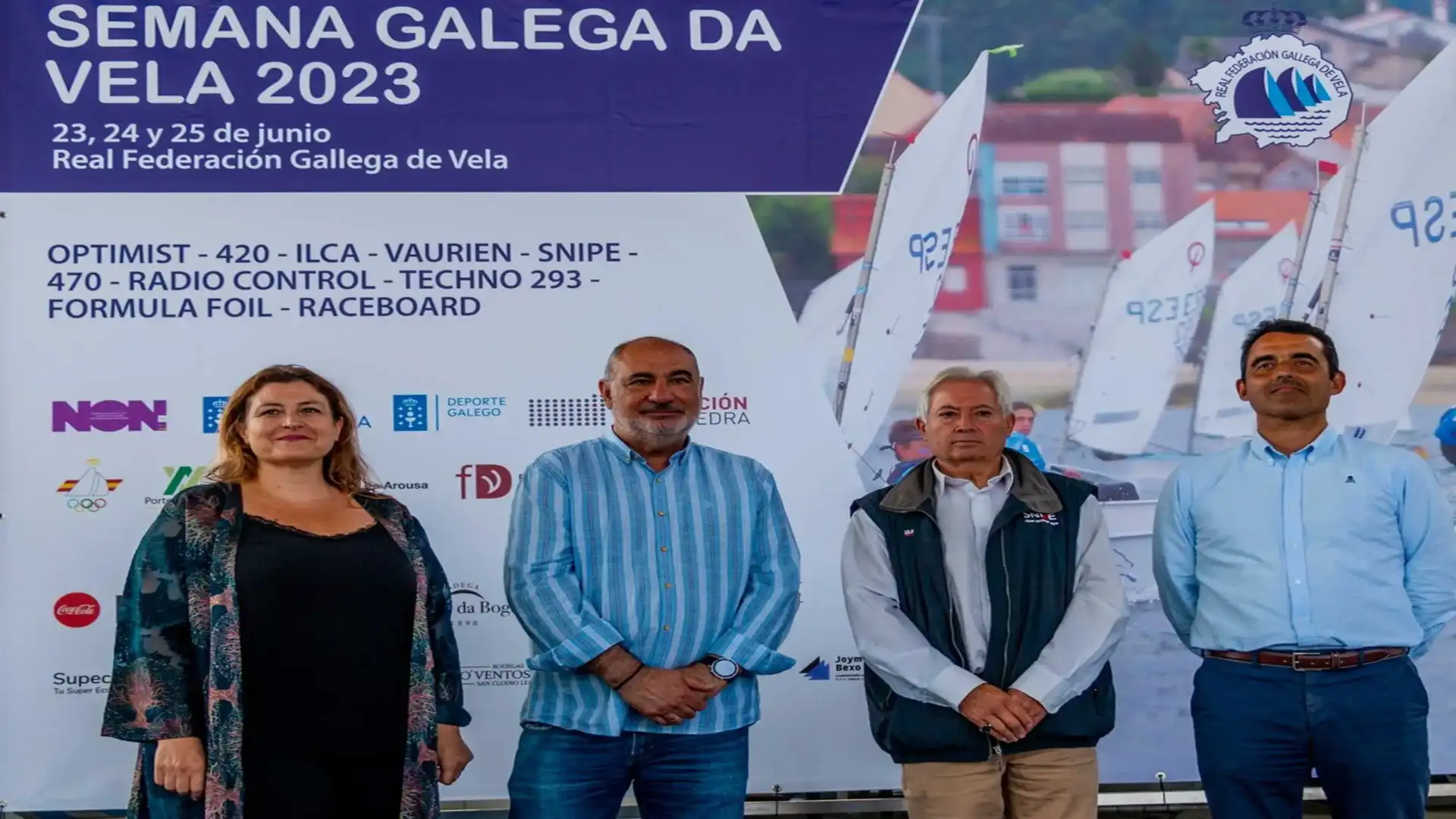 Trecento registi della Galega Sailing Week dell'Arousa Ria