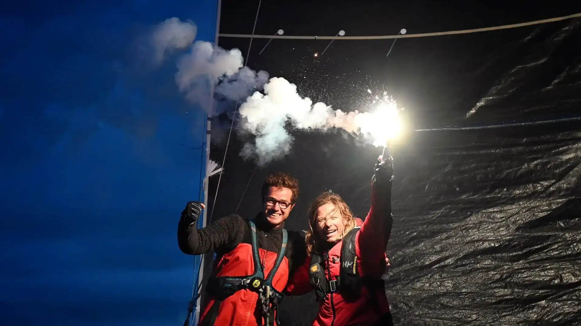 Carlos Marena- Fede Norman del Nàutic Port de la Selva vince il MiniFastnet in Francia