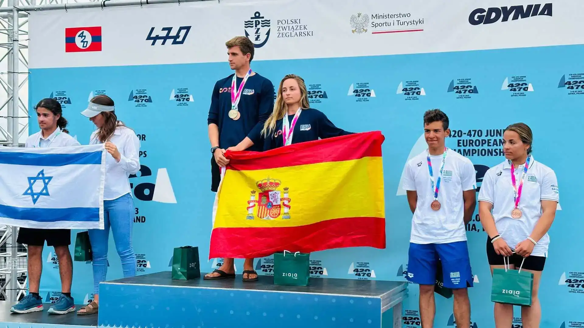 Pioggia di medaglie per la Spagna nella Gioventù Europea di 420 e 470