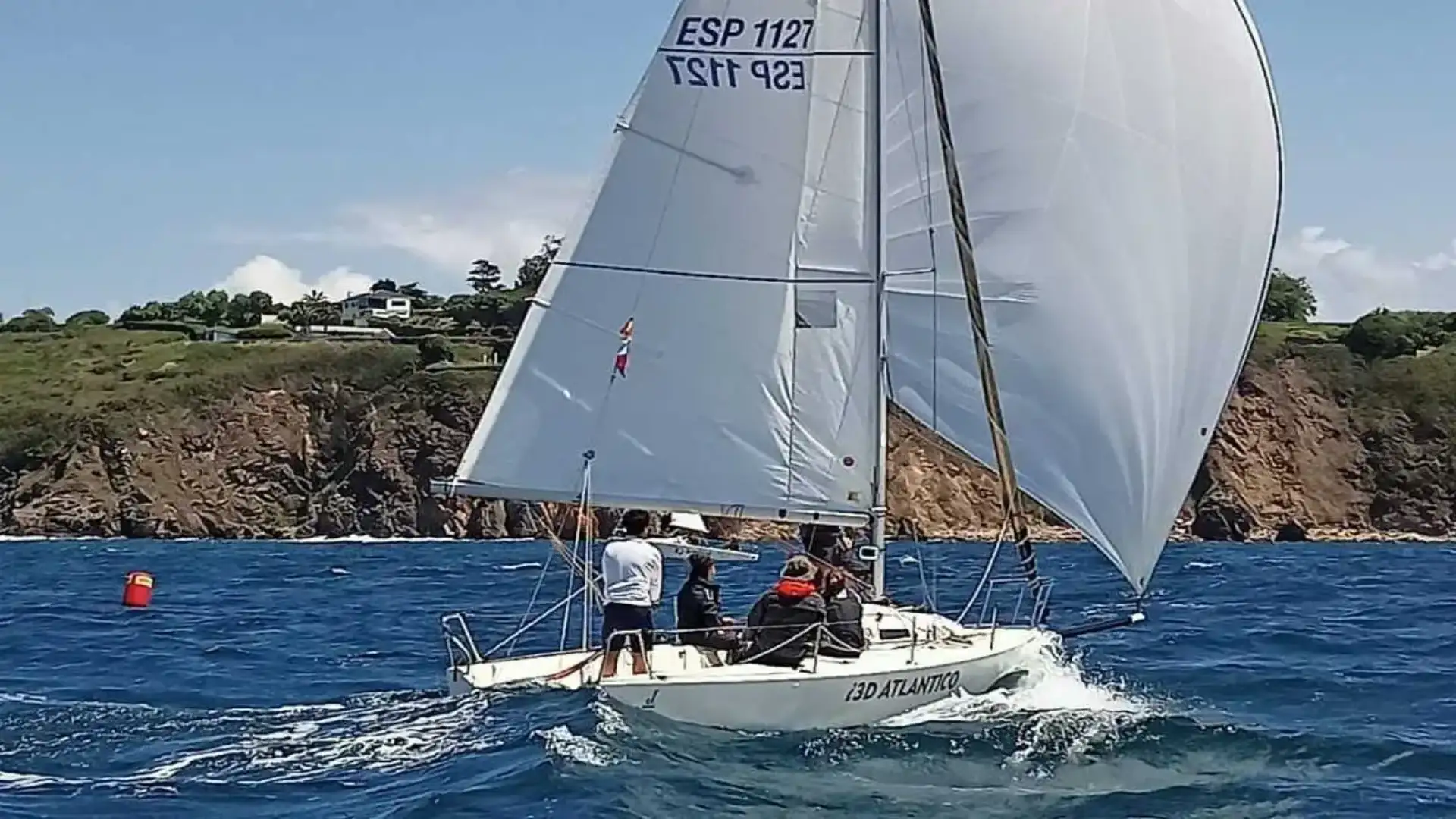 Kotablue / Fibra Coruña 14-18 vincitore a La Coruña del Infanta Elena de J80