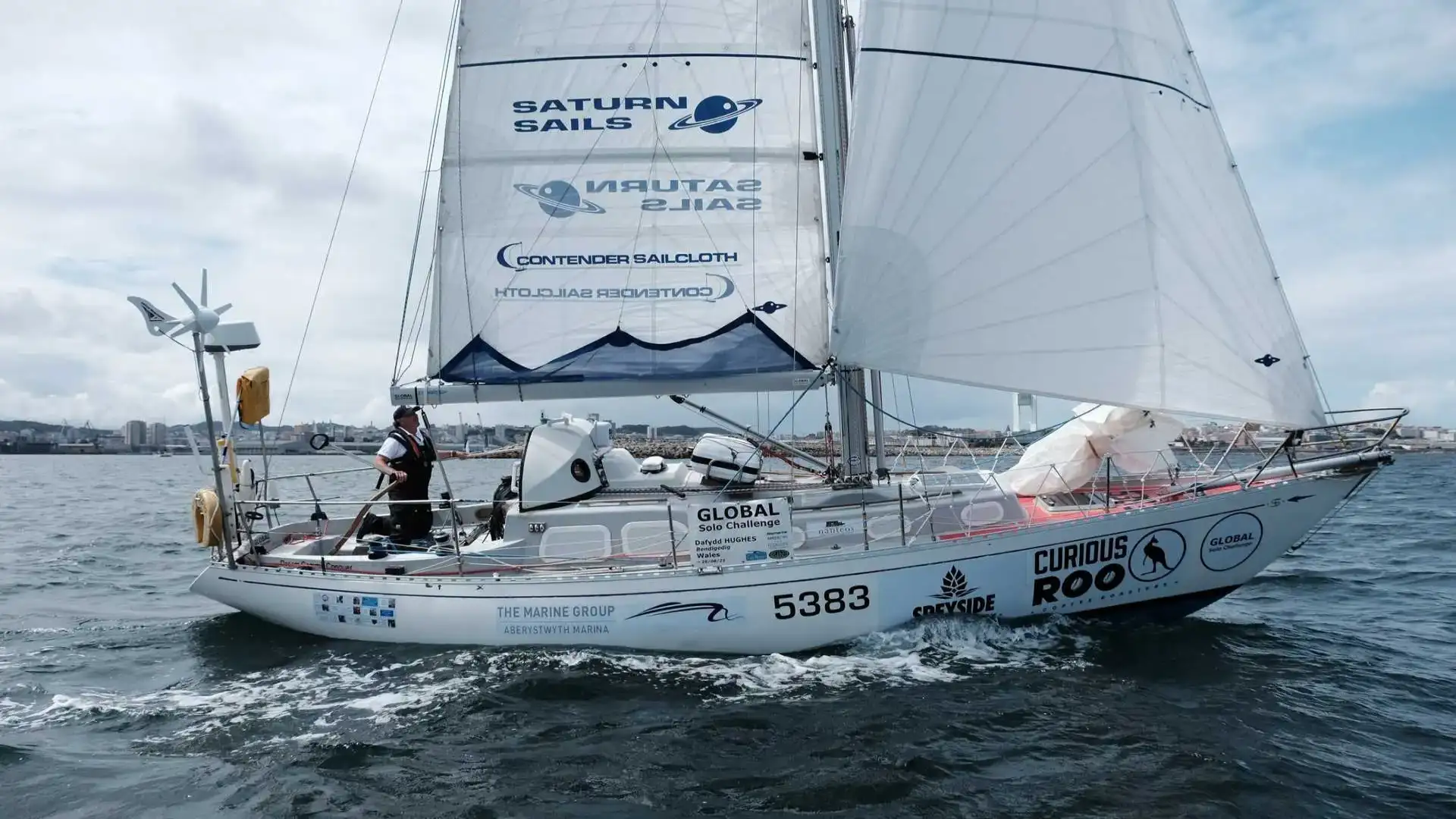 Il Global Solo Challenge esce da La Coruña