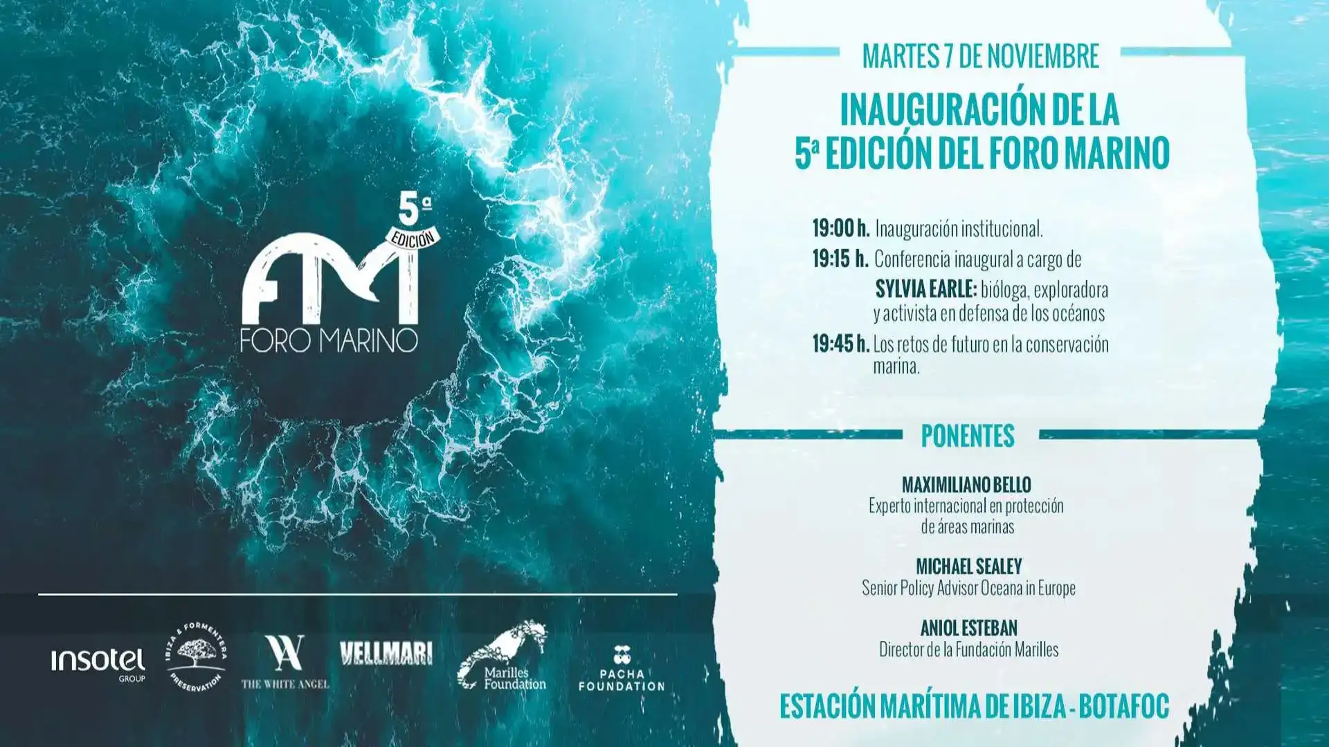 Quinta edizione del Marine Forum, che inizia a Ibiza il prossimo martedì