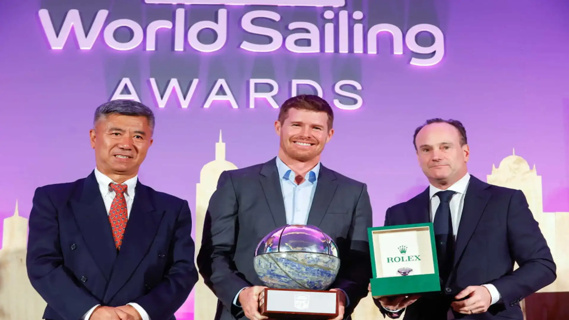 Tom Slingsby e Kirsten Neuschäfer, Rolex World Sailor dell'anno 2023