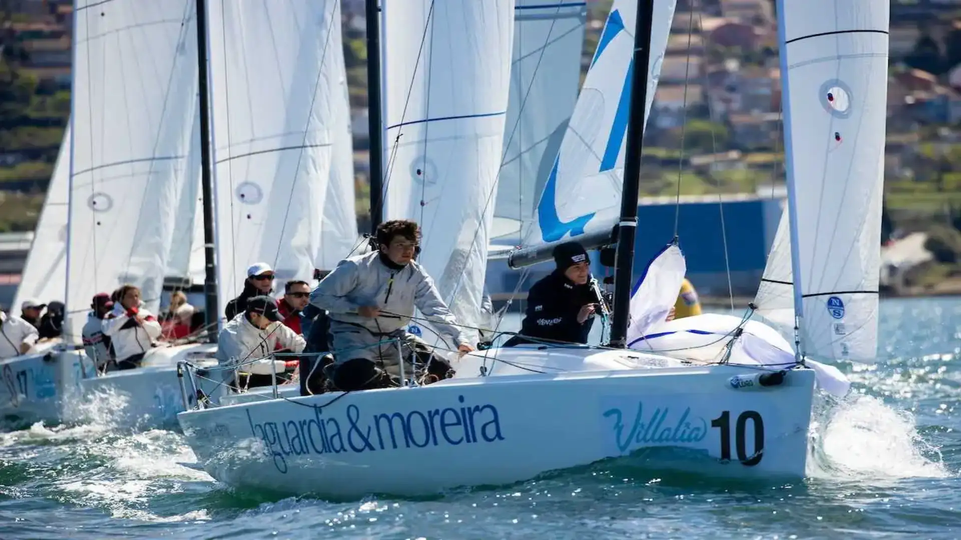 Laguardiamoreira leader della serie J70 Sailway, dopo il primo atto