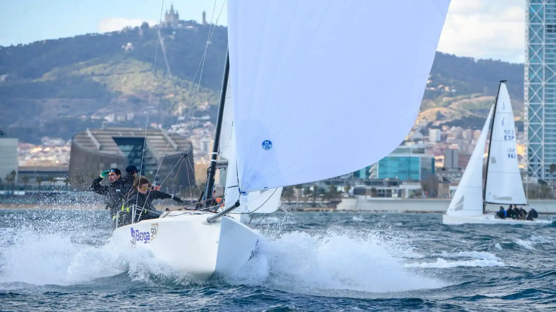 Il J70 Hang Dieci. Berga vincitore della Barcelona Winter Series