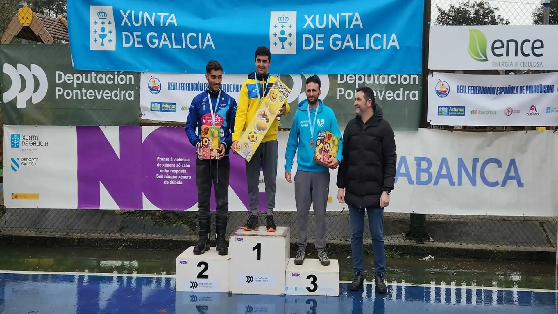 San Sebastián, Canoe-Kayak e Santiagotarark podio de la Copa España