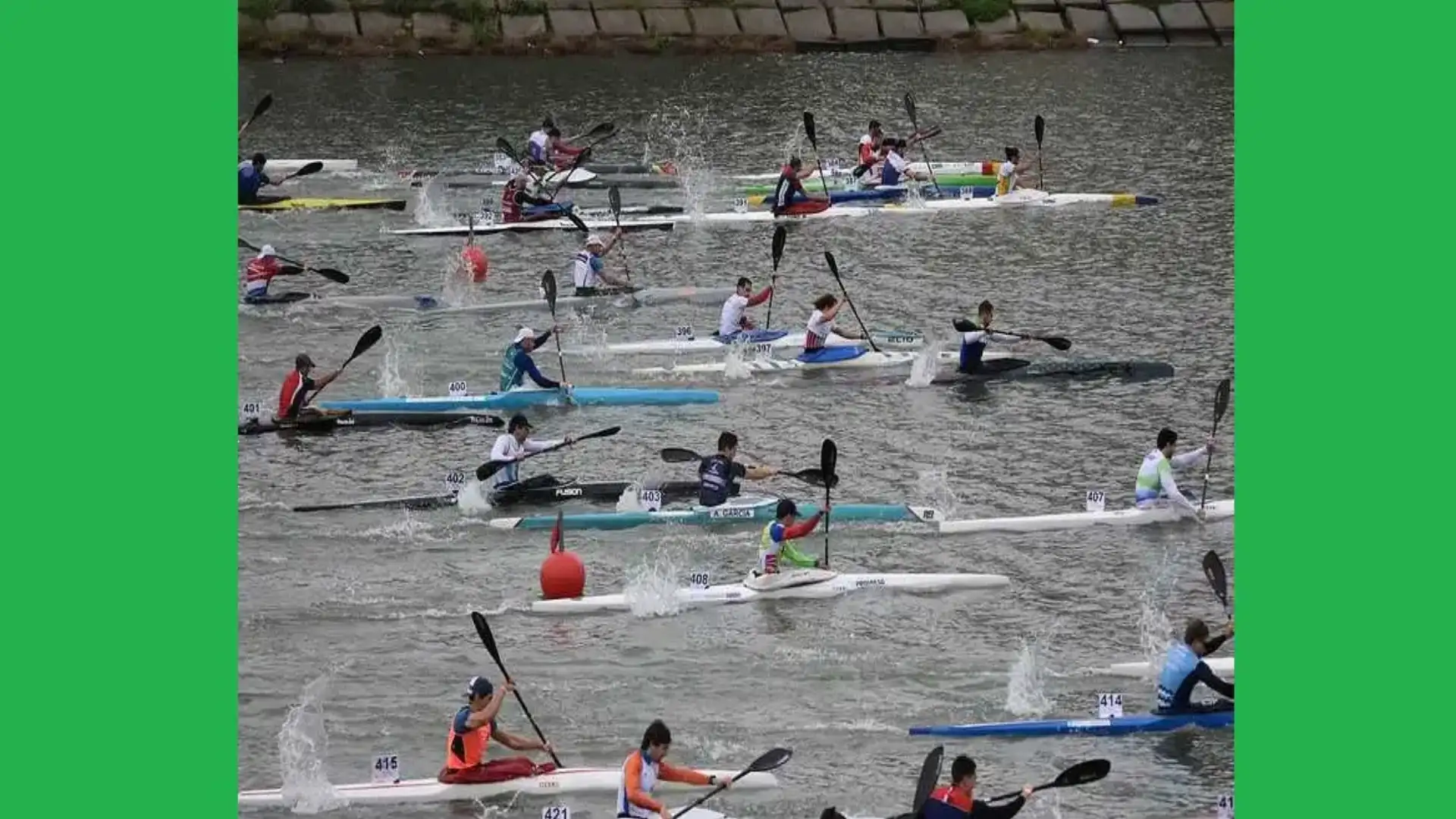 Estefanía Fernández y Paco Cubelos Reyes del K1 in Spagna