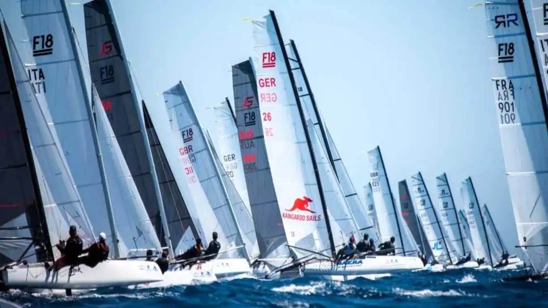 Paulo Völker-Federico Polimeni campeões do mundo de catamarrão F18