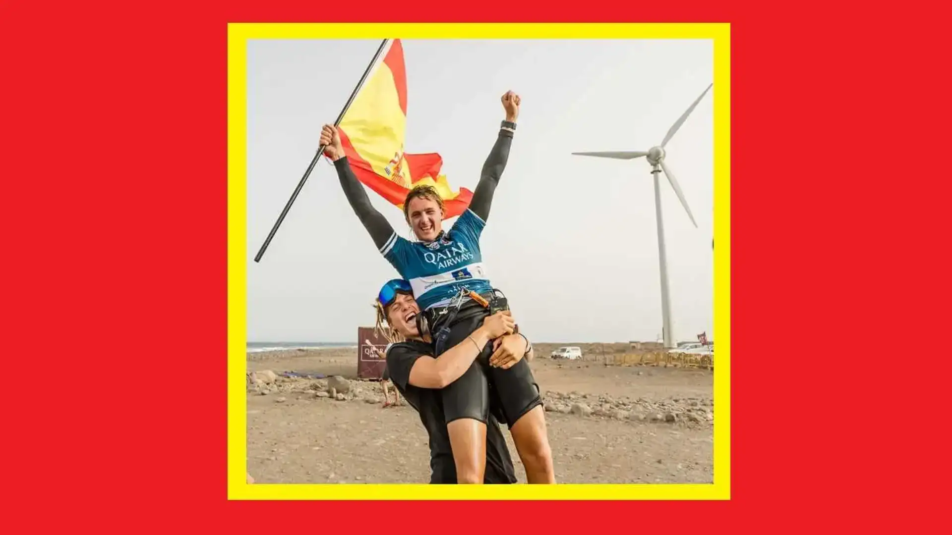 Burlando e Hoogenraad, campeões mundiais do Kitesurf Big Air