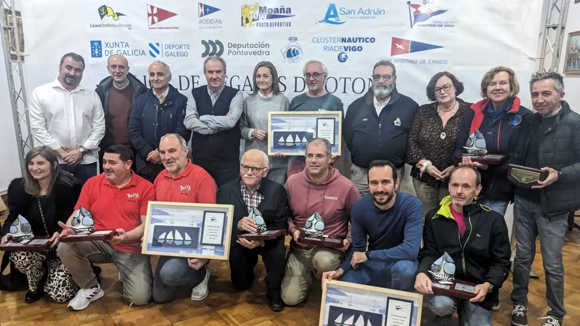 Na Cis-Rande, com o Maitena em Getxo e em Baiona com a frota de J80