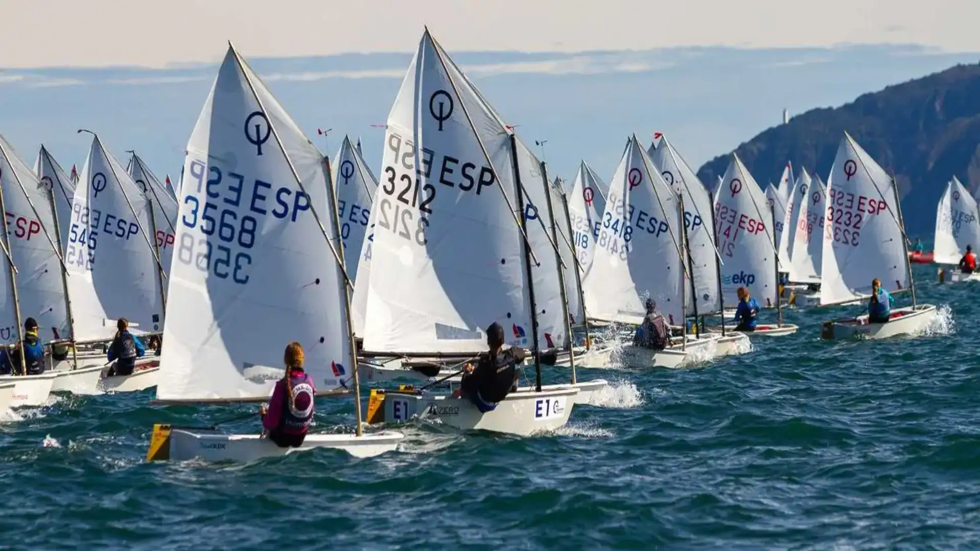 Promesas em OptiGetxo, J70 em Barcelona, J80 em Baiona, Olympic Week, 49er em Lanzarote
