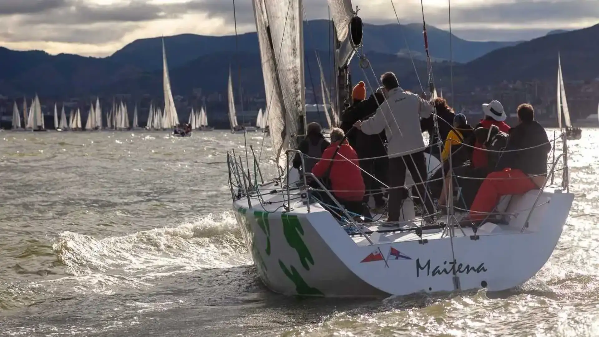 Cruzeiros em Getxo e em Vigo, Semana Olímpica de Cádiz, Optiorange e temporal em Alicante