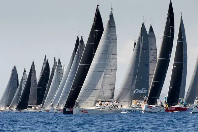 La flota de ORC 1 durante la pasada edición de la Copa del Rey MAPFRE © María Muiña/Copa del Rey MAPFRE