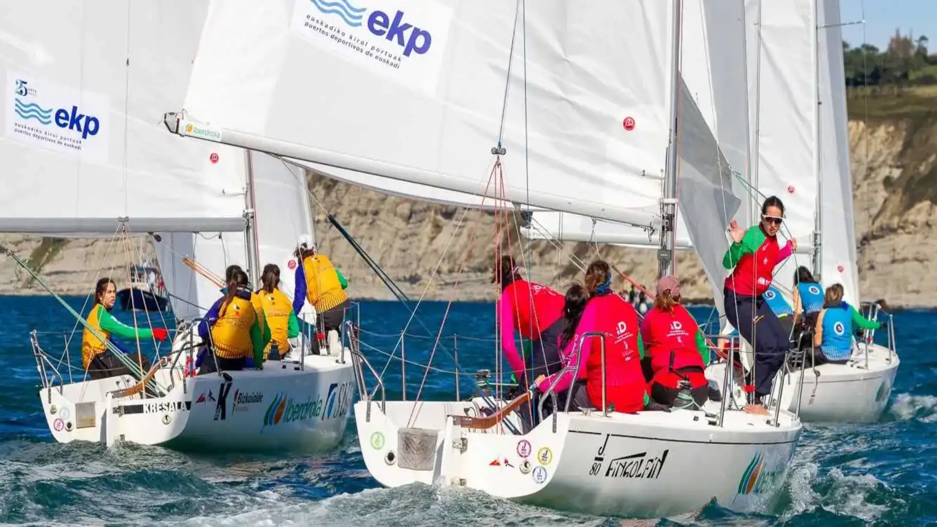 Liga Iberdrola Getxo, Ilca4 Hondarribia, Optimist Múrcia, iQFoil Cádiz, Womens Greenwich