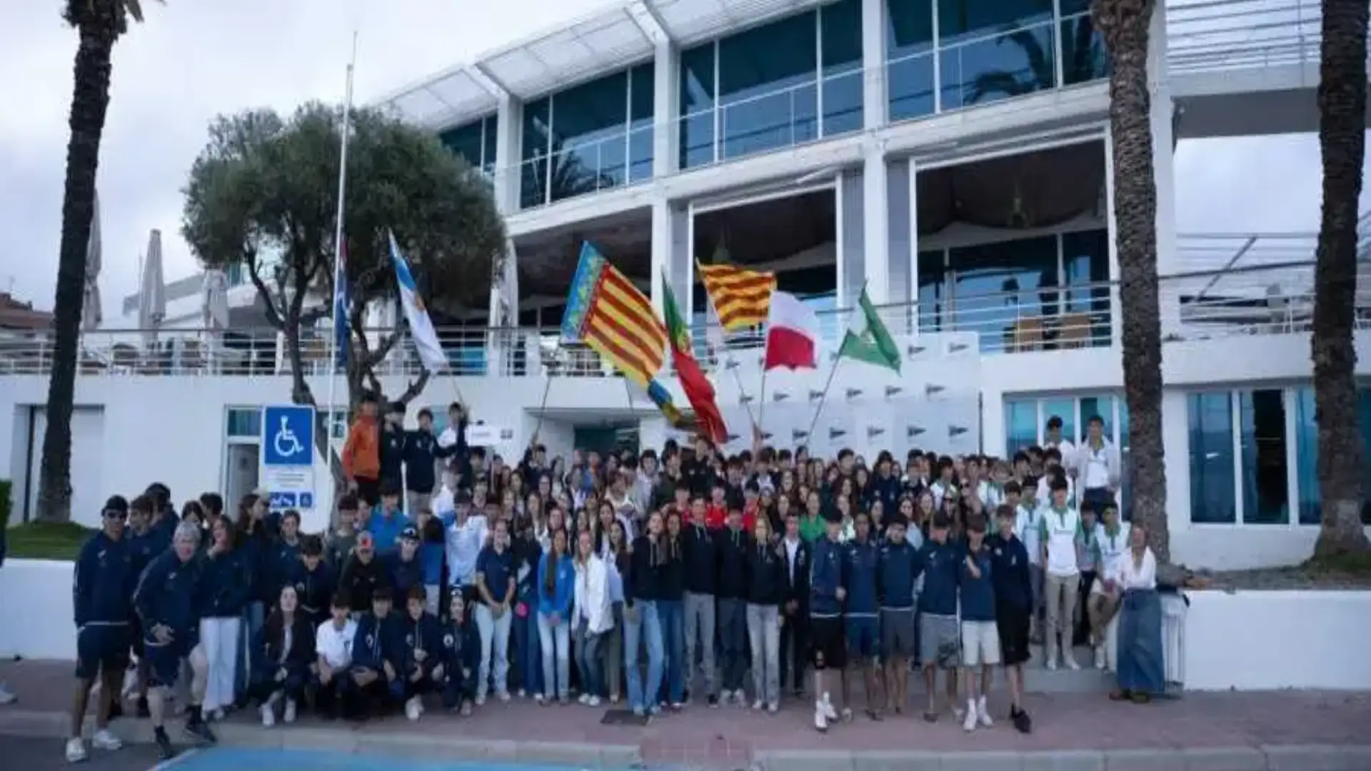 Cerimônias de abertura dos Nacionais de 420 (Balís) e Optimist (Santander)
