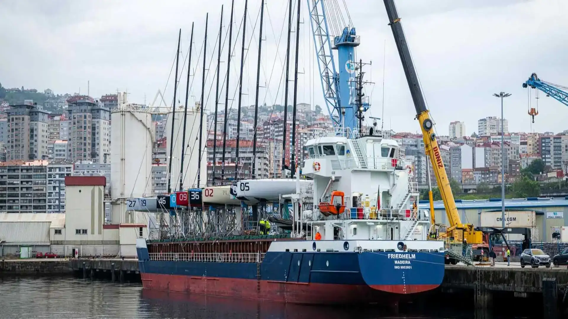 A maior parte da frota de TP52 já está em Vigo para a Rías Baixas Royal Cup